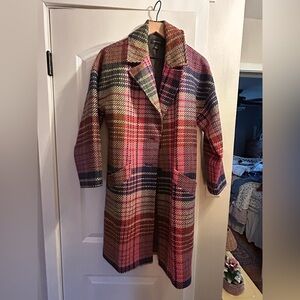 Halogen Plaid Women's Coat- Sz XS/S